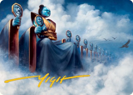 Myojin of Cryptic Dreams Art Card (Gold-Stamped Signature) [Kamigawa: Neon Dynasty Art Series] - Magic: The Gathering - Card Brawlers | Quebec | Canada |