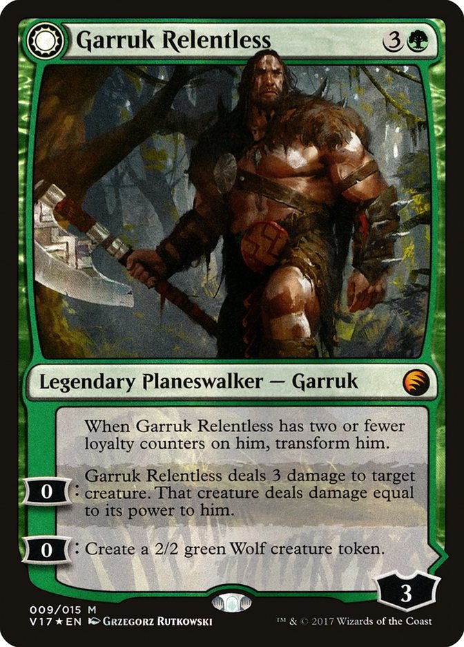 Garruk Relentless // Garruk, the Veil-Cursed [From the Vault: Transform] - Magic: The Gathering - Card Brawlers | Quebec | Canada |