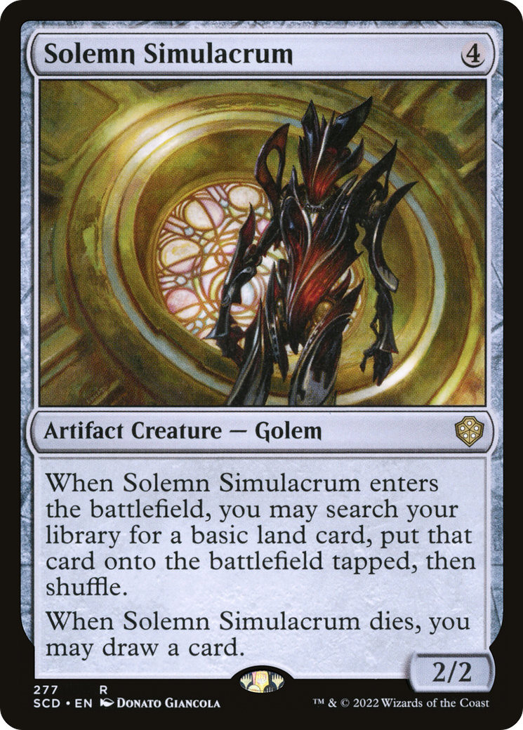 Solemn Simulacrum [Starter Commander Decks] - Magic: The Gathering - Card Brawlers | Quebec | Canada |
