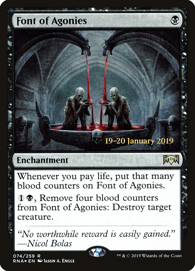Font of Agonies [Ravnica Allegiance Prerelease Promos] - Magic: The Gathering - Card Brawlers | Quebec | Canada |
