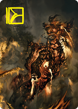 Pyre Spawn Art Card (Gold-Stamped Signature) [Innistrad: Crimson Vow Art Series] - Magic: The Gathering - Card Brawlers | Quebec | Canada |