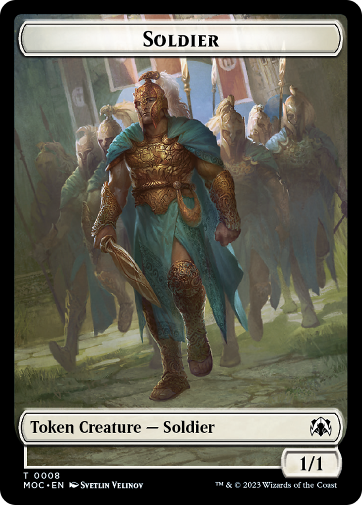 Soldier // Insect Double-Sided Token [March of the Machine Commander Tokens] - Magic: The Gathering - Card Brawlers | Quebec | Canada |