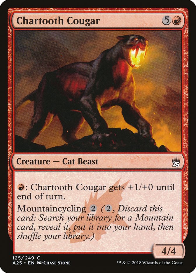 Chartooth Cougar [Masters 25] - Magic: The Gathering - Card Brawlers | Quebec | Canada |