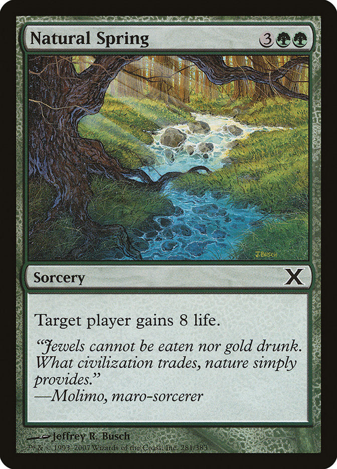 Natural Spring [Tenth Edition] - Magic: The Gathering - Card Brawlers | Quebec | Canada |