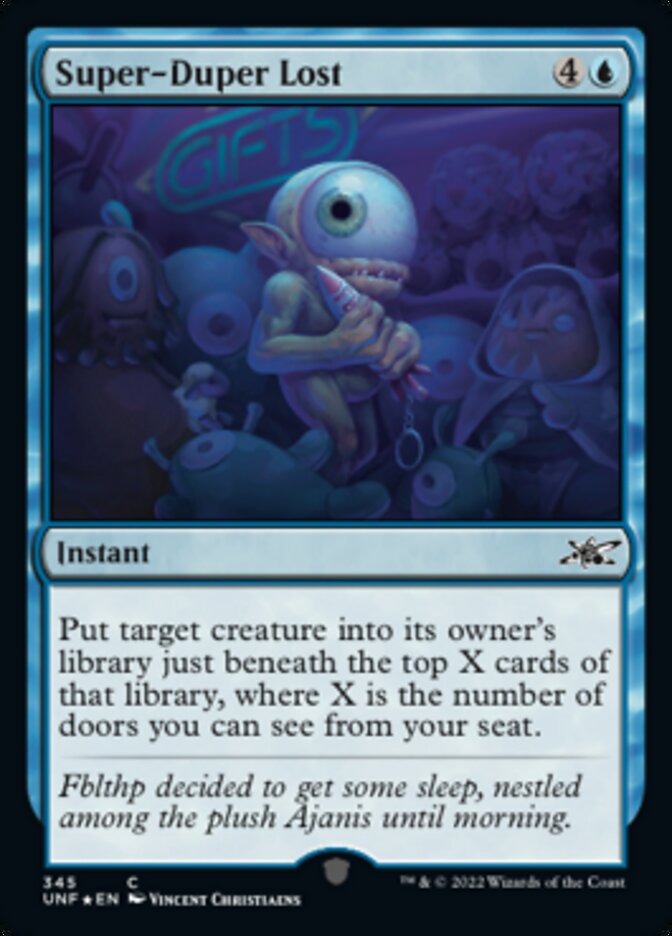 Super-Duper Lost (Galaxy Foil) [Unfinity] - Magic: The Gathering - Card Brawlers | Quebec | Canada |
