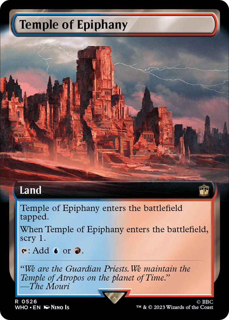 Temple of Epiphany (Extended Art) [Doctor Who] - Magic: The Gathering - Card Brawlers | Quebec | Canada |