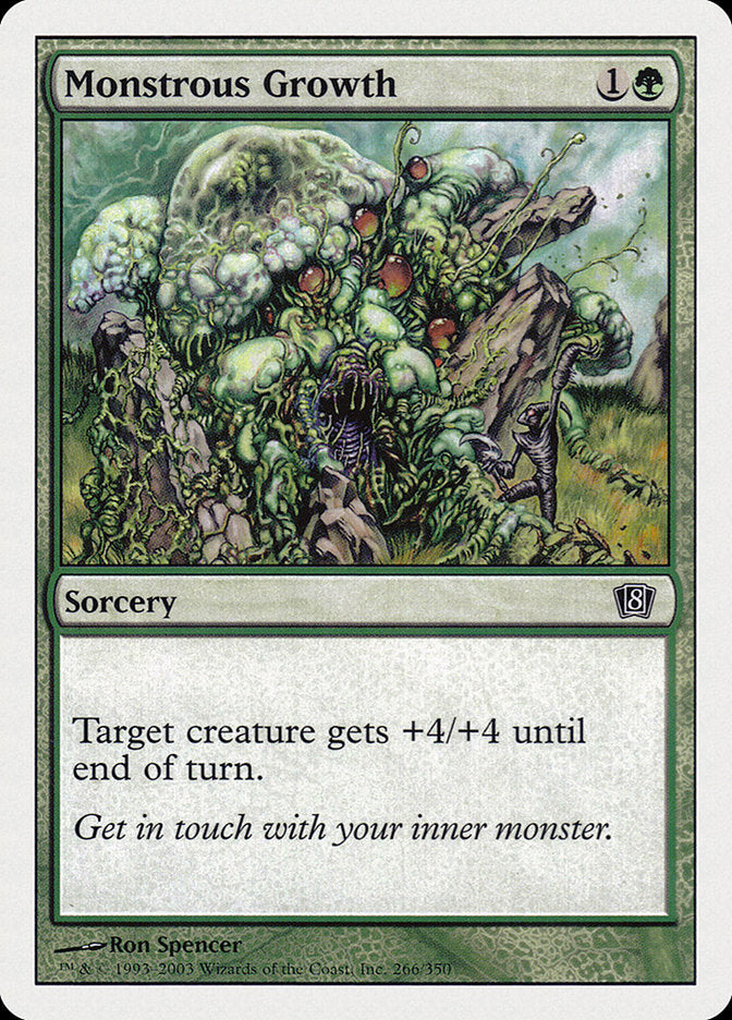 Monstrous Growth [Eighth Edition] - Magic: The Gathering - Card Brawlers | Quebec | Canada |