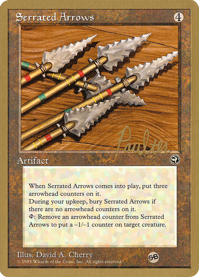 Serrated Arrows (Preston Poulter) (SB) [Pro Tour Collector Set] - Magic: The Gathering - Card Brawlers | Quebec | Canada |
