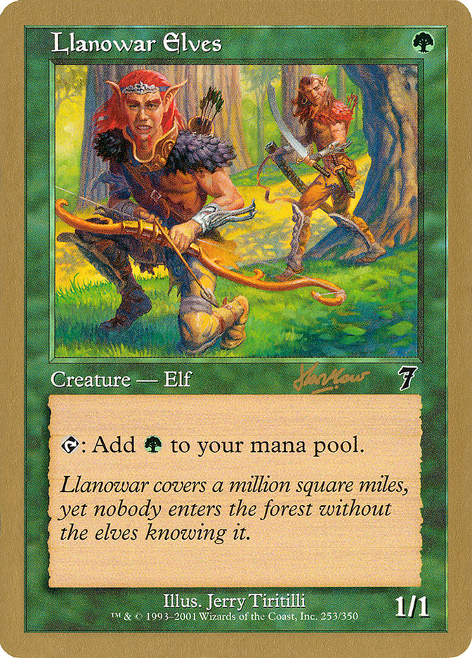 Llanowar Elves (Sim Han How) [World Championship Decks 2002] - Magic: The Gathering - Card Brawlers | Quebec | Canada |