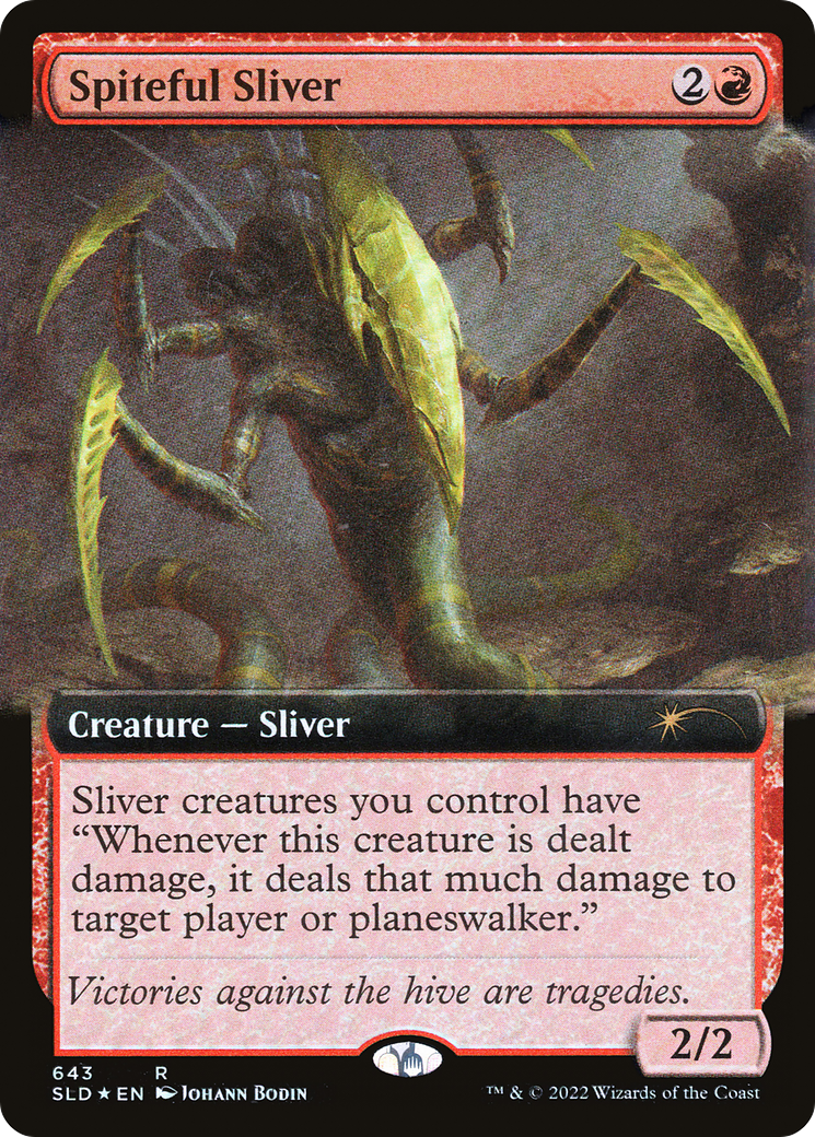Spiteful Sliver (Extended Art) [Secret Lair Drop Promos] - Magic: The Gathering - Card Brawlers | Quebec | Canada |