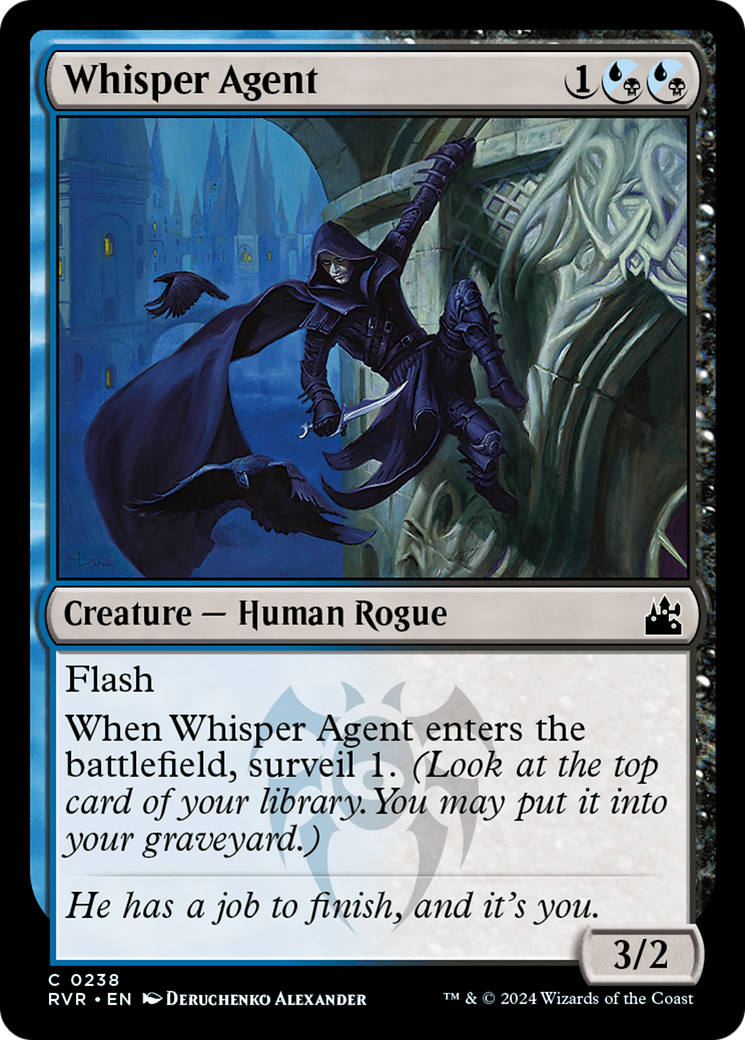 Whisper Agent [Ravnica Remastered] - Magic: The Gathering - Card Brawlers | Quebec | Canada |