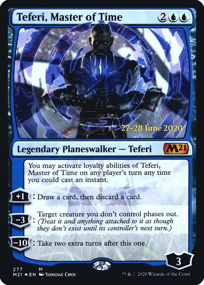 Teferi, Master of Time (277) [Core Set 2021 Prerelease Promos] - Magic: The Gathering - Card Brawlers | Quebec | Canada |