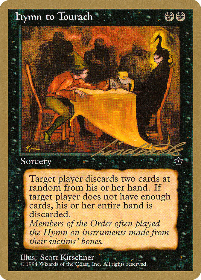 Hymn to Tourach (Table) (Leon Lindback) [Pro Tour Collector Set] - Magic: The Gathering - Card Brawlers | Quebec | Canada |