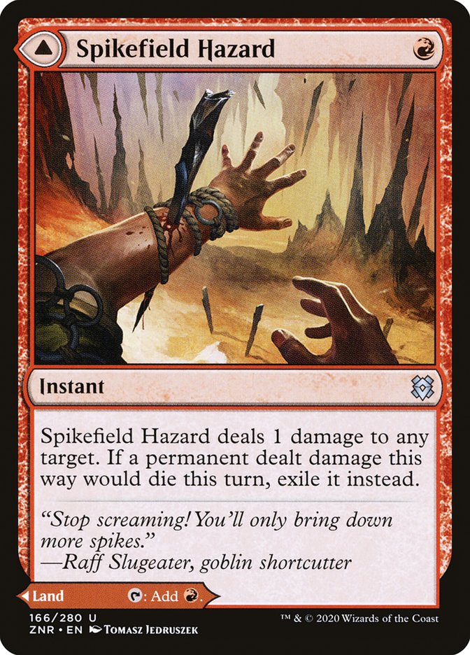Spikefield Hazard // Spikefield Cave [Zendikar Rising] - Magic: The Gathering - Card Brawlers | Quebec | Canada |