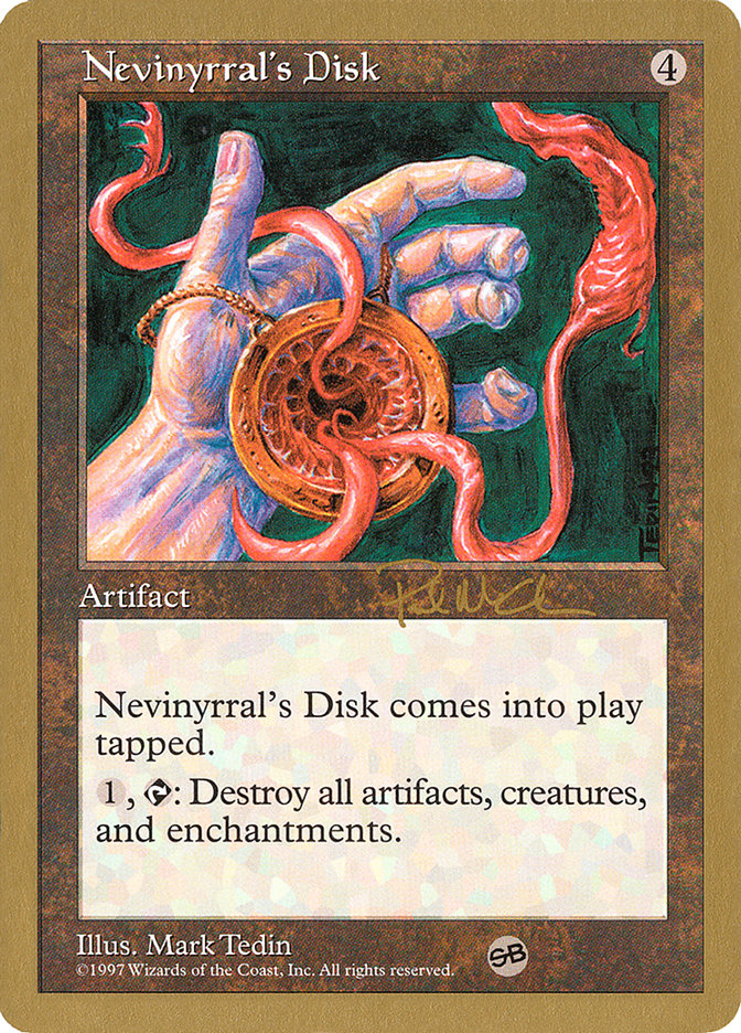 Nevinyrral's Disk (Paul McCabe) (SB) [World Championship Decks 1997] - Magic: The Gathering - Card Brawlers | Quebec | Canada |