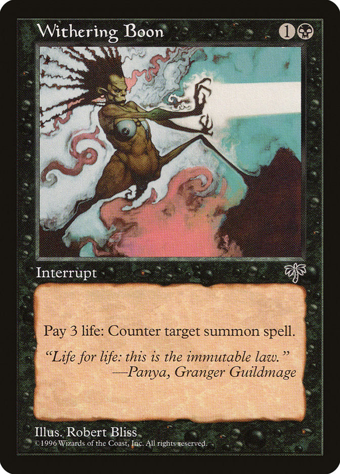 Withering Boon [Mirage] - Magic: The Gathering - Card Brawlers | Quebec | Canada |