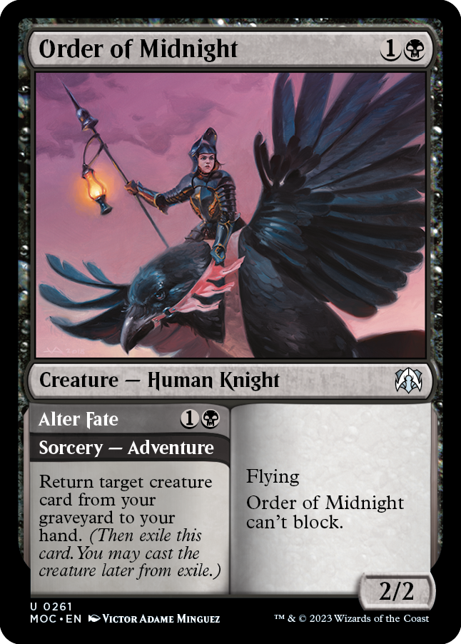 Order of Midnight // Alter Fate [March of the Machine Commander] - Magic: The Gathering - Card Brawlers | Quebec | Canada |
