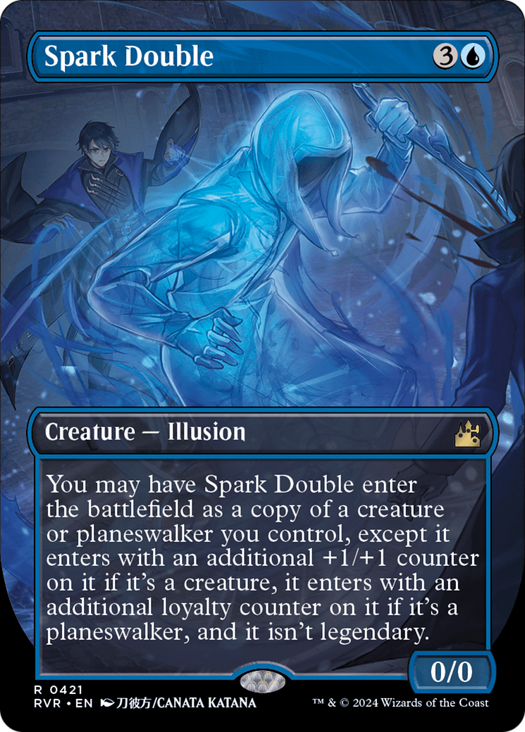 Spark Double (Anime Borderless) [Ravnica Remastered] - Magic: The Gathering - Card Brawlers | Quebec | Canada |