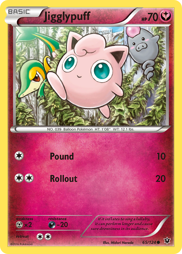 Jigglypuff (65/124) [XY: Fates Collide] - Pokémon - Card Brawlers | Quebec | Canada |