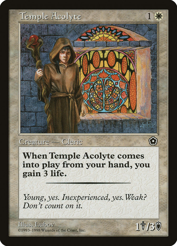 Temple Acolyte [Portal Second Age] - Magic: The Gathering - Card Brawlers | Quebec | Canada |