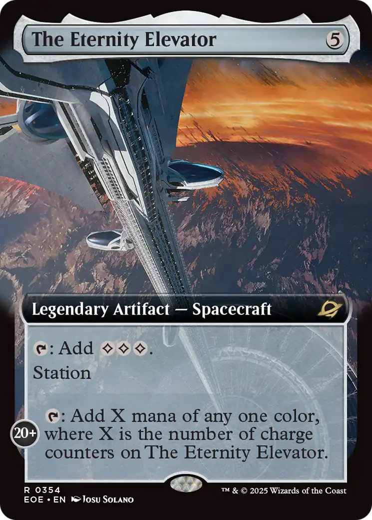 The Eternity Elevator (Extended Art) [Edge of Eternities] - Magic: The Gathering - Card Brawlers | Quebec | Canada |