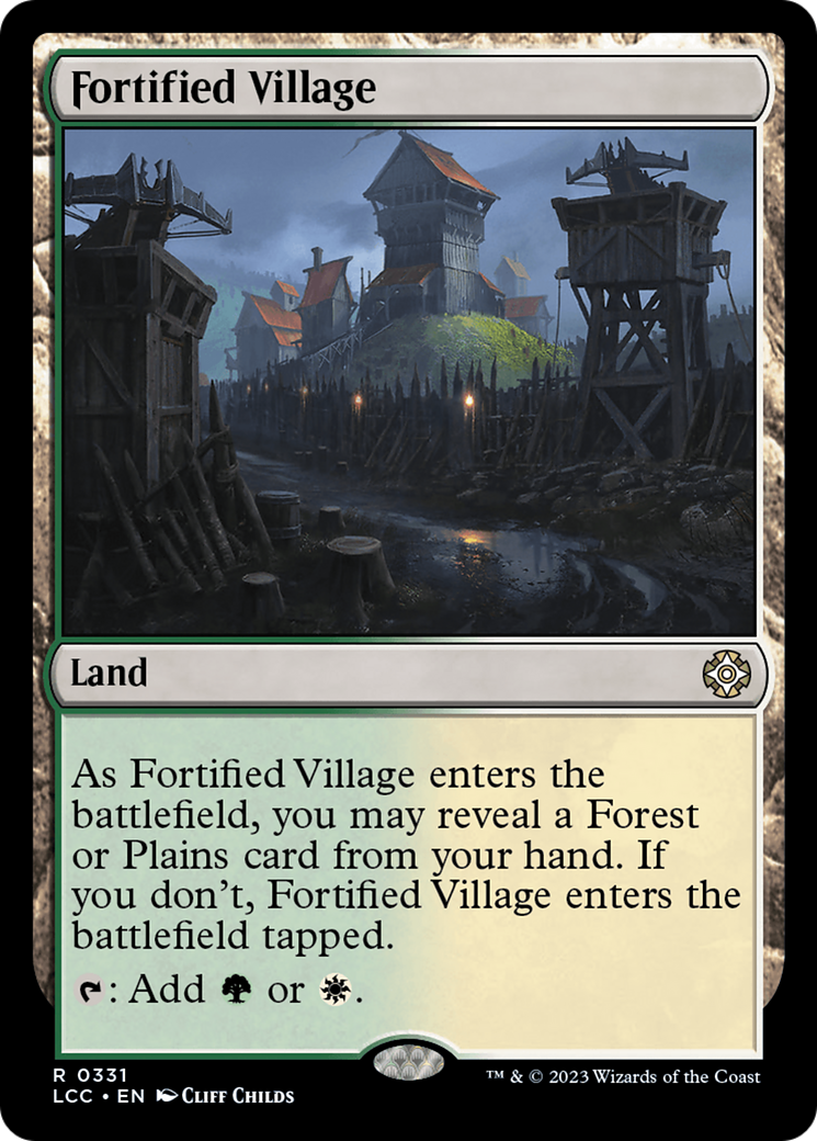 Fortified Village [The Lost Caverns of Ixalan Commander] - Magic: The Gathering - Card Brawlers | Quebec | Canada |