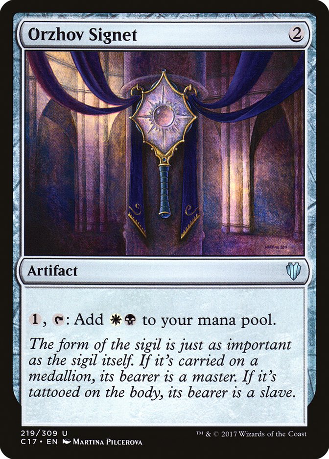 Orzhov Signet [Commander 2017] - Magic: The Gathering - Card Brawlers | Quebec | Canada |