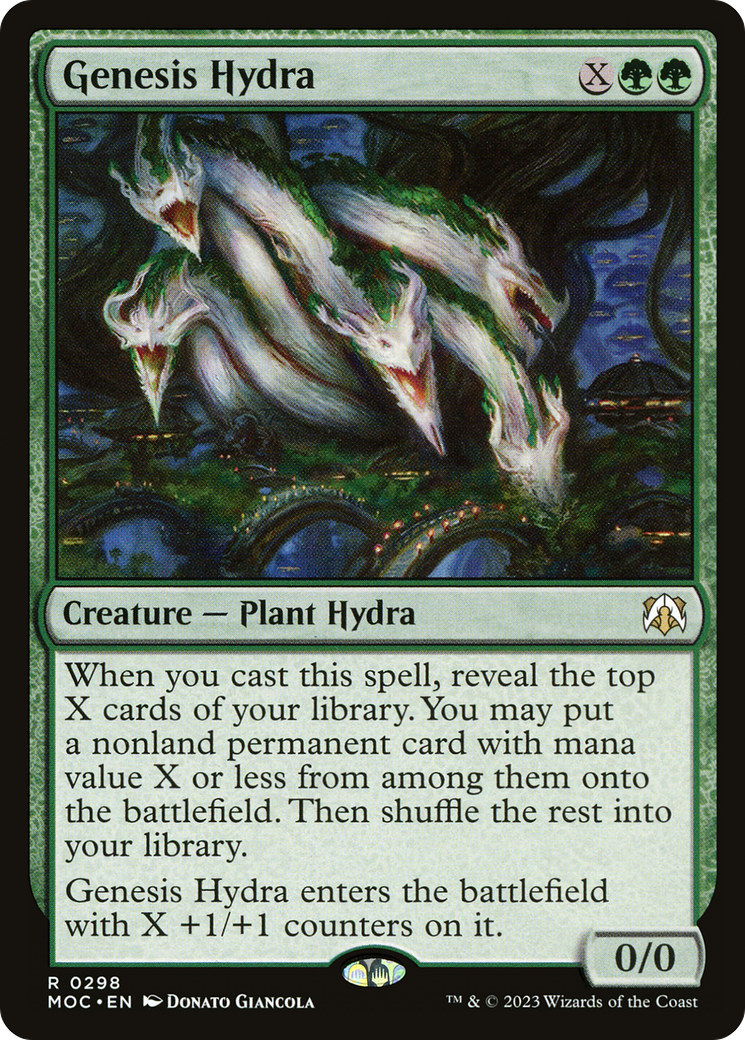 Genesis Hydra [March of the Machine Commander] - Magic: The Gathering - Card Brawlers | Quebec | Canada |