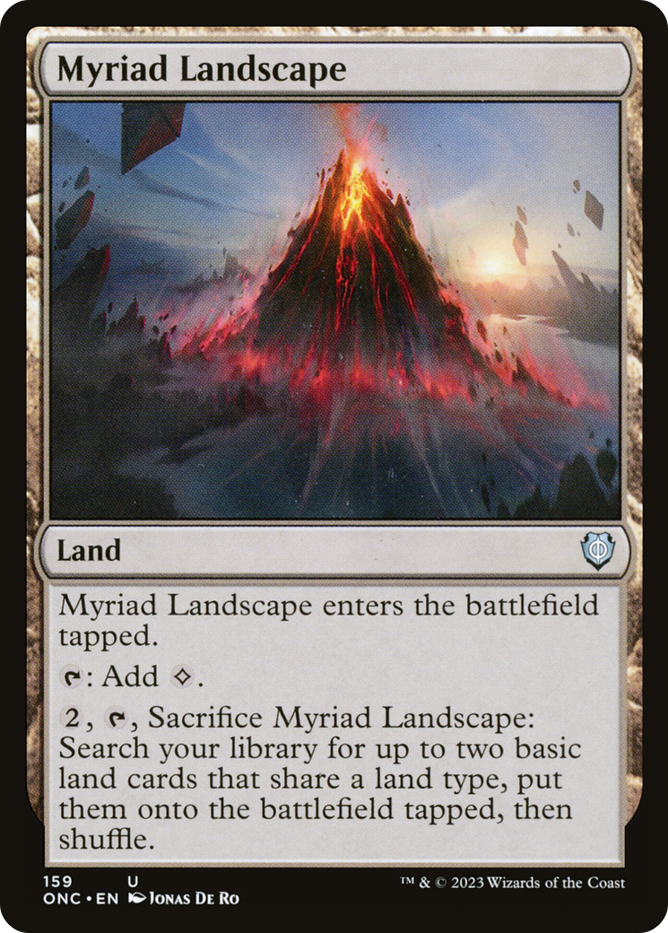 Myriad Landscape [Phyrexia: All Will Be One Commander] - Magic: The Gathering - Card Brawlers | Quebec | Canada |