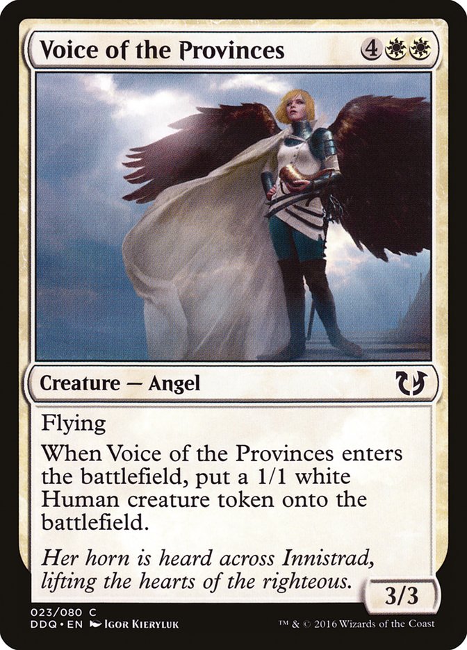 Voice of the Provinces [Duel Decks: Blessed vs. Cursed] - Magic: The Gathering - Card Brawlers | Quebec | Canada |