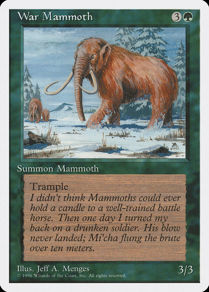 War Mammoth [Introductory Two-Player Set] - Magic: The Gathering - Card Brawlers | Quebec | Canada |