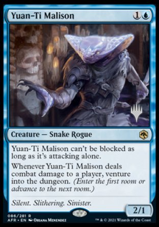 Yuan-Ti Malison (Promo Pack) [Dungeons & Dragons: Adventures in the Forgotten Realms Promos] - Magic: The Gathering - Card Brawlers | Quebec | Canada |