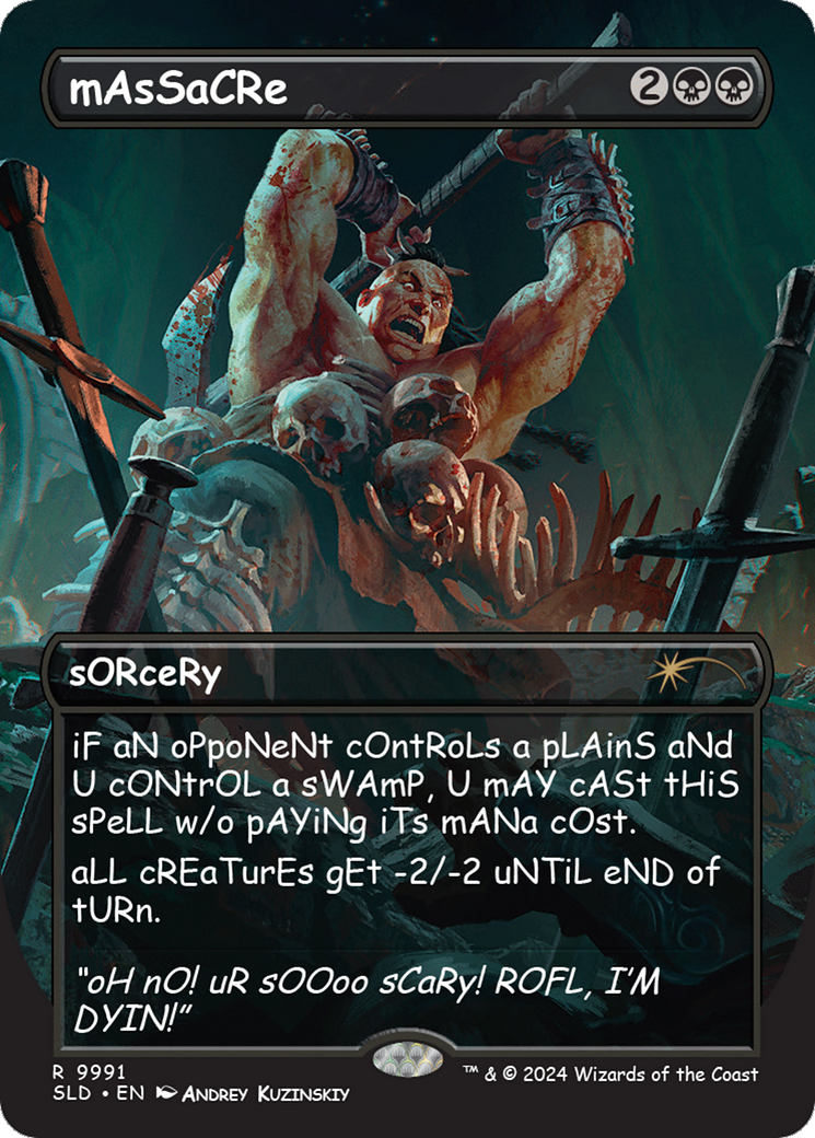 mAsSaCRe [Secret Lair Drop Series] - Magic: The Gathering - Card Brawlers | Quebec | Canada |