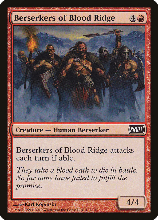 Berserkers of Blood Ridge [Magic 2011] - Magic: The Gathering - Card Brawlers | Quebec | Canada |