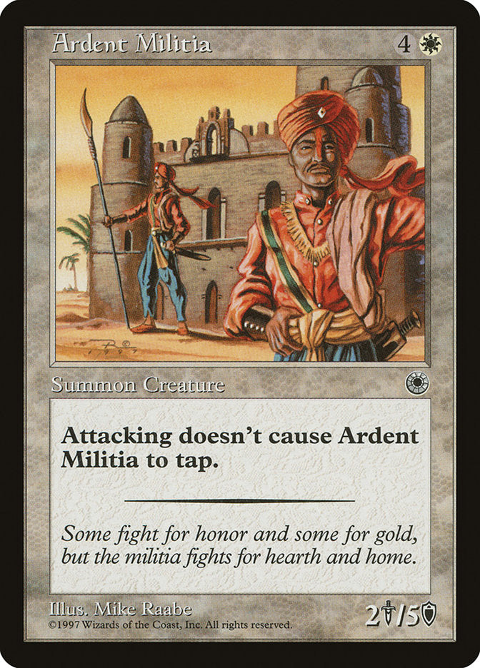 Ardent Militia [Portal] - Magic: The Gathering - Card Brawlers | Quebec | Canada |