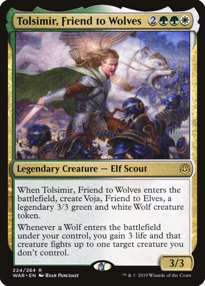 Tolsimir, Friend to Wolves (Promo Pack) [War of the Spark Promos] - Magic: The Gathering - Card Brawlers | Quebec | Canada |