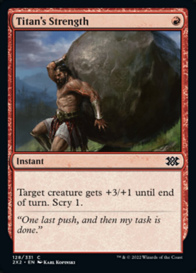 Titan's Strength [Double Masters 2022] - Magic: The Gathering - Card Brawlers | Quebec | Canada |