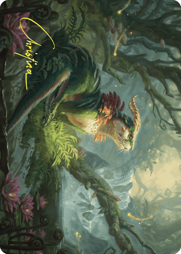 Elusive Otter Art Card (Gold-Stamped Signature) [Wilds of Eldraine Art Series] - Magic: The Gathering - Card Brawlers | Quebec | Canada |