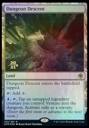 Dungeon Descent [Dungeons & Dragons: Adventures in the Forgotten Realms Prerelease Promos] - Magic: The Gathering - Card Brawlers | Quebec | Canada |