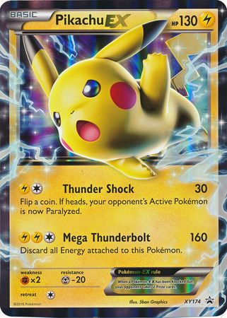 Pikachu EX (XY174) (Jumbo Card) [XY: Black Star Promos] - Pokémon - Card Brawlers | Quebec | Canada |
