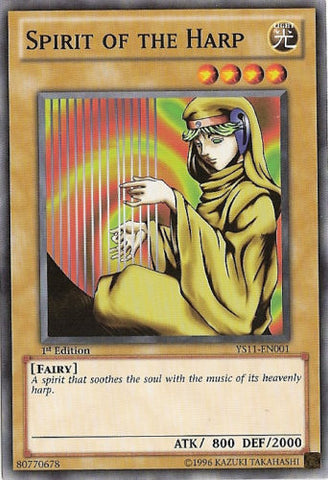 Spirit of the Harp [YS11-EN001] Common - Yu-Gi-Oh! - Card Brawlers | Quebec | Canada |