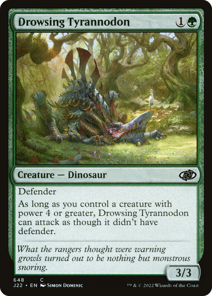 Drowsing Tyrannodon [Jumpstart 2022] - Magic: The Gathering - Card Brawlers | Quebec | Canada |
