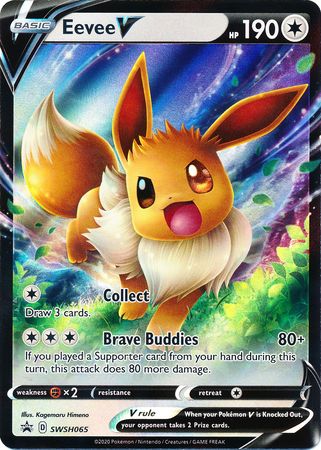 Eevee V (SWSH065) [Sword & Shield: Black Star Promos] - Pokémon - Card Brawlers | Quebec | Canada |