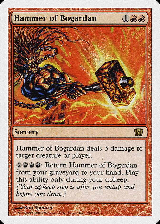 Hammer of Bogardan [Eighth Edition] - Magic: The Gathering - Card Brawlers | Quebec | Canada |
