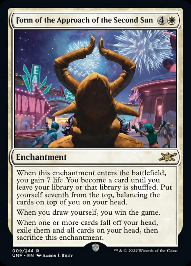 Form of the Approach of the Second Sun [Unfinity] - Magic: The Gathering - Card Brawlers | Quebec | Canada |
