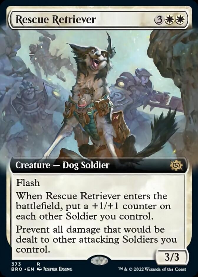 Rescue Retriever (Extended Art) [The Brothers' War] - Magic: The Gathering - Card Brawlers | Quebec | Canada |