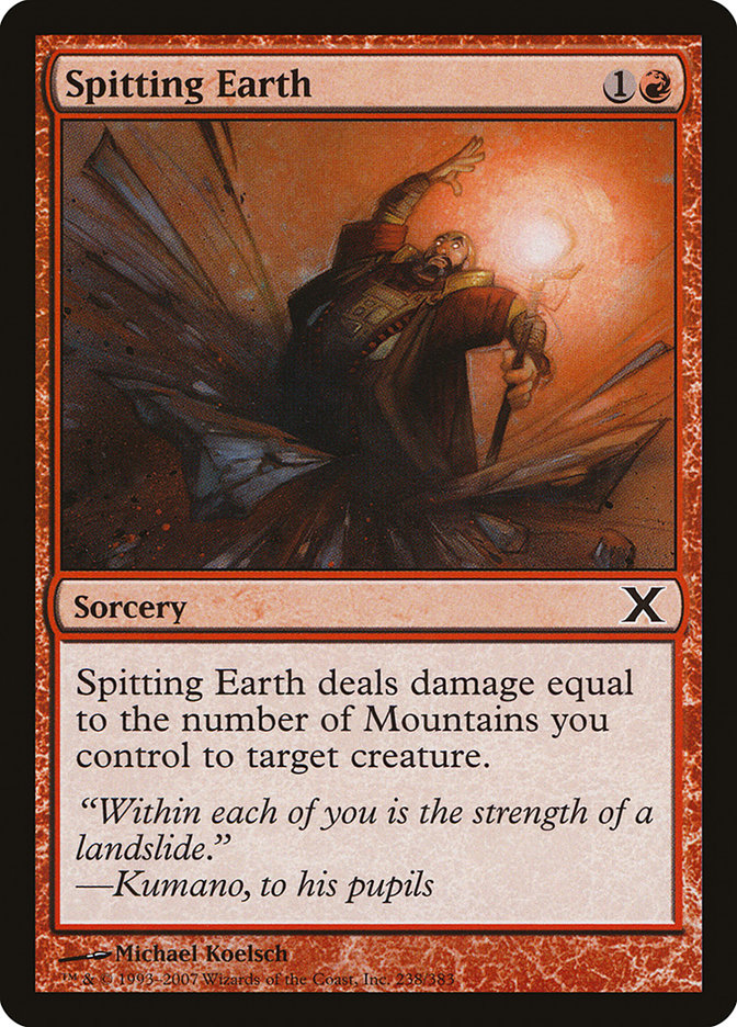 Spitting Earth [Tenth Edition] - Magic: The Gathering - Card Brawlers | Quebec | Canada |