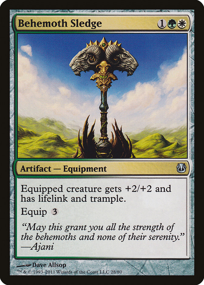Behemoth Sledge [Duel Decks: Ajani vs. Nicol Bolas] - Magic: The Gathering - Card Brawlers | Quebec | Canada |