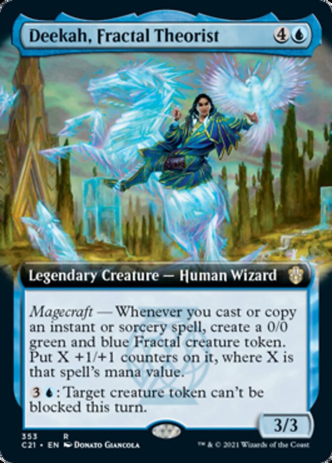 Deekah, Fractal Theorist (Extended Art) [Commander 2021] - Magic: The Gathering - Card Brawlers | Quebec | Canada |