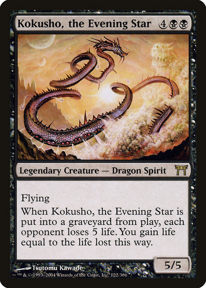 Kokusho, the Evening Star [Champions of Kamigawa] - Magic: The Gathering - Card Brawlers | Quebec | Canada |